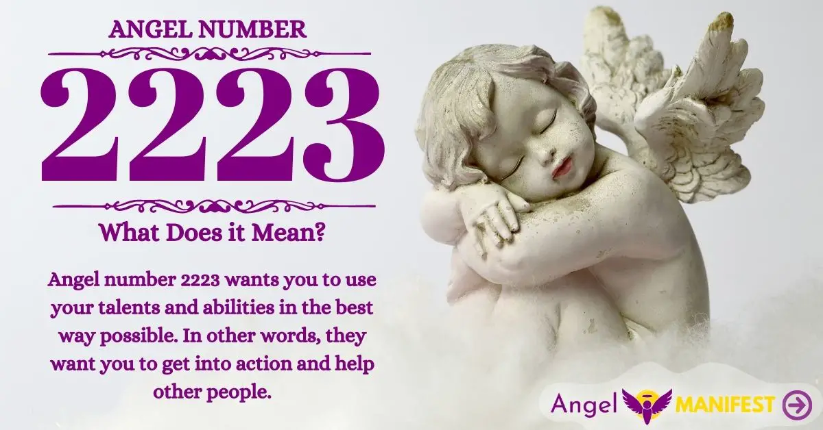 Angel Number Meaning 2223 
