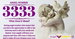 Numerology number 3333