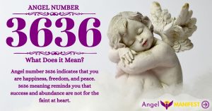 Numerology number 3636
