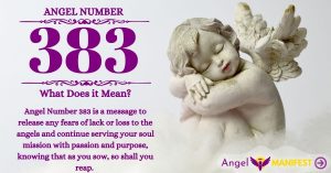 Numerology number 383