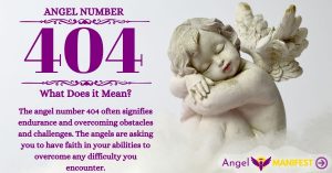 Numerology number 404