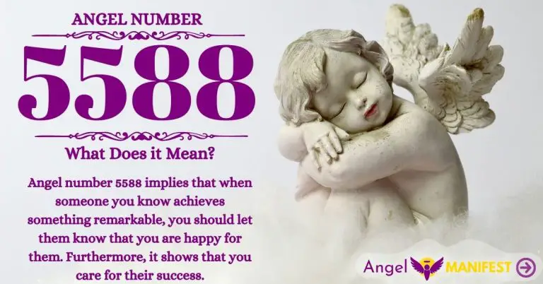 Numerology number 5588