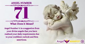 Numerology number 71