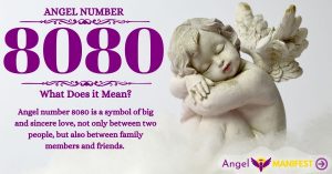 Numerology number 8080