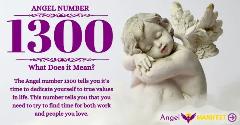Numerology number 1300