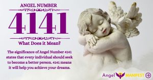 Numerology number 4141