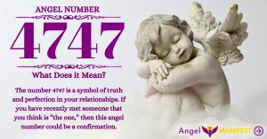 Numerology number 4747