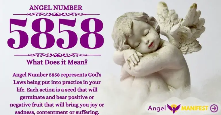 Numerology number 5858