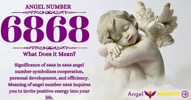 Numerology number 6868