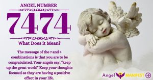 Numerology number 7474