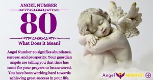 Numerology number 80