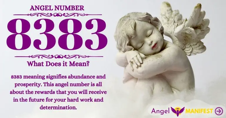 Numerology number 8383