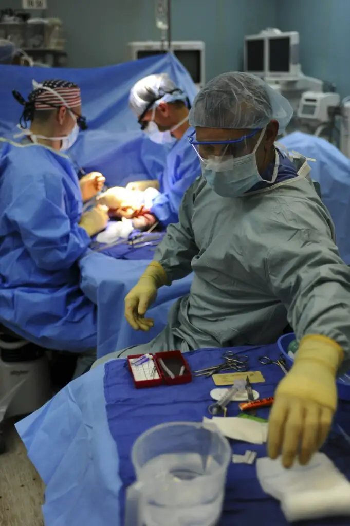 Group of Doctors Doing Operation Inside Room dream