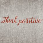 Think Positive text illustration