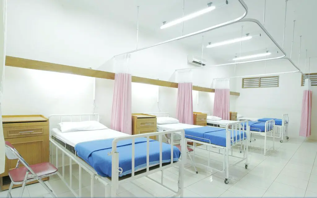 empty hospital bed inside room dream