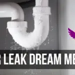 water leaking - dream interpretation Islam bible Hindu meaning