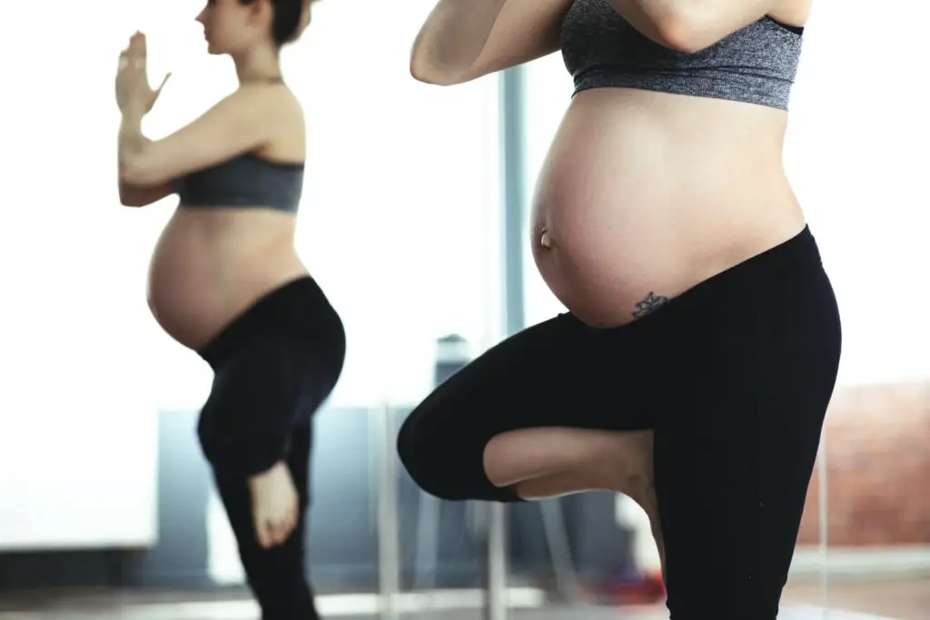 Woman Doing Yoga pregnancy dream