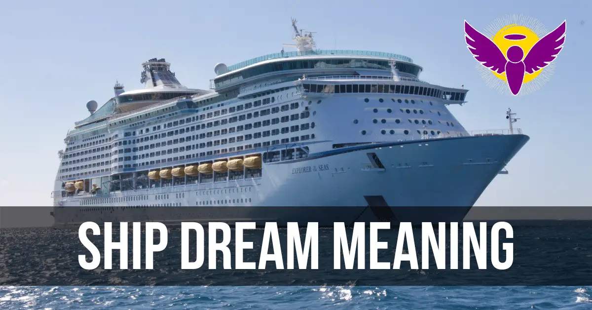 cruise ship dream meaning islam