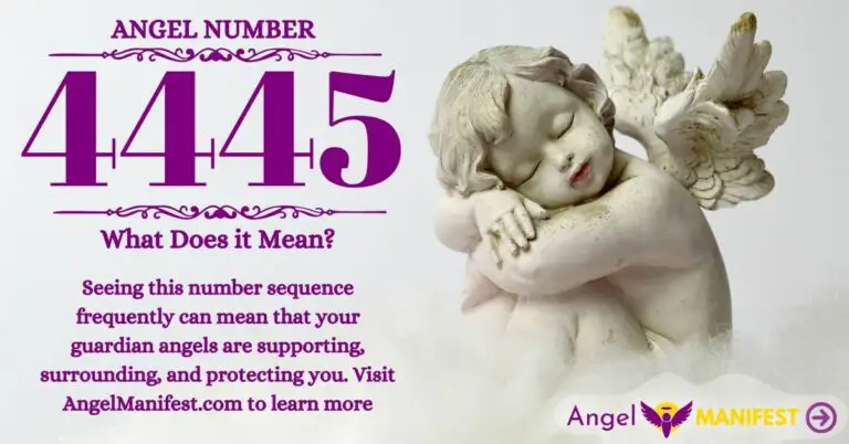 numerology number 4445